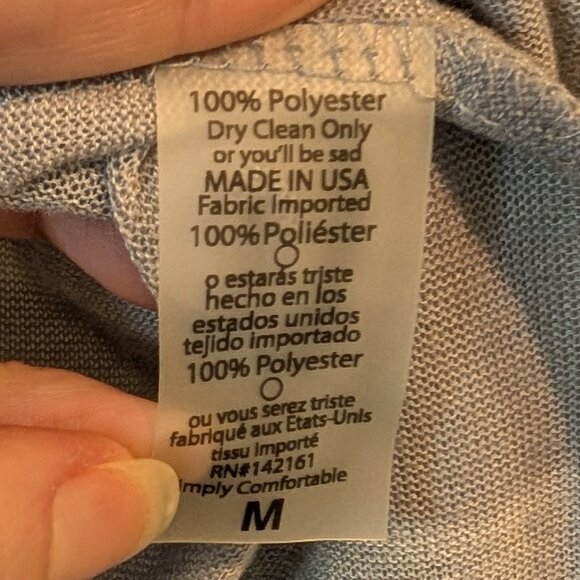 LuLaRoe Tracy Cardigan, size M, new but without tags, gray stripped - Picture 3 of 5